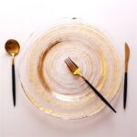 Wholesale glass charger plate PZ-072 product photo